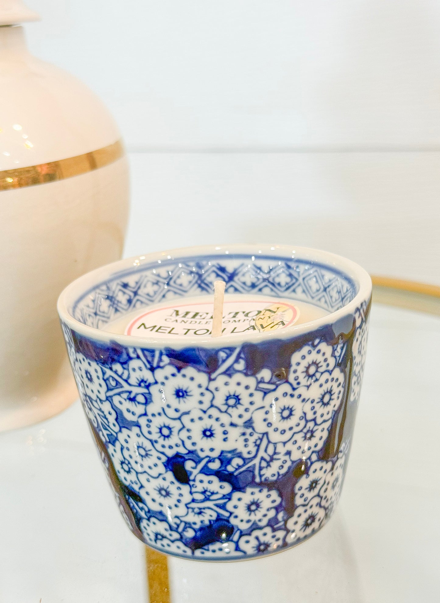 Midnight Bloom Chinoiserie Candle | Melton Lava