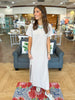 Scuba Luxe Maxi Dress in Mocha Cream