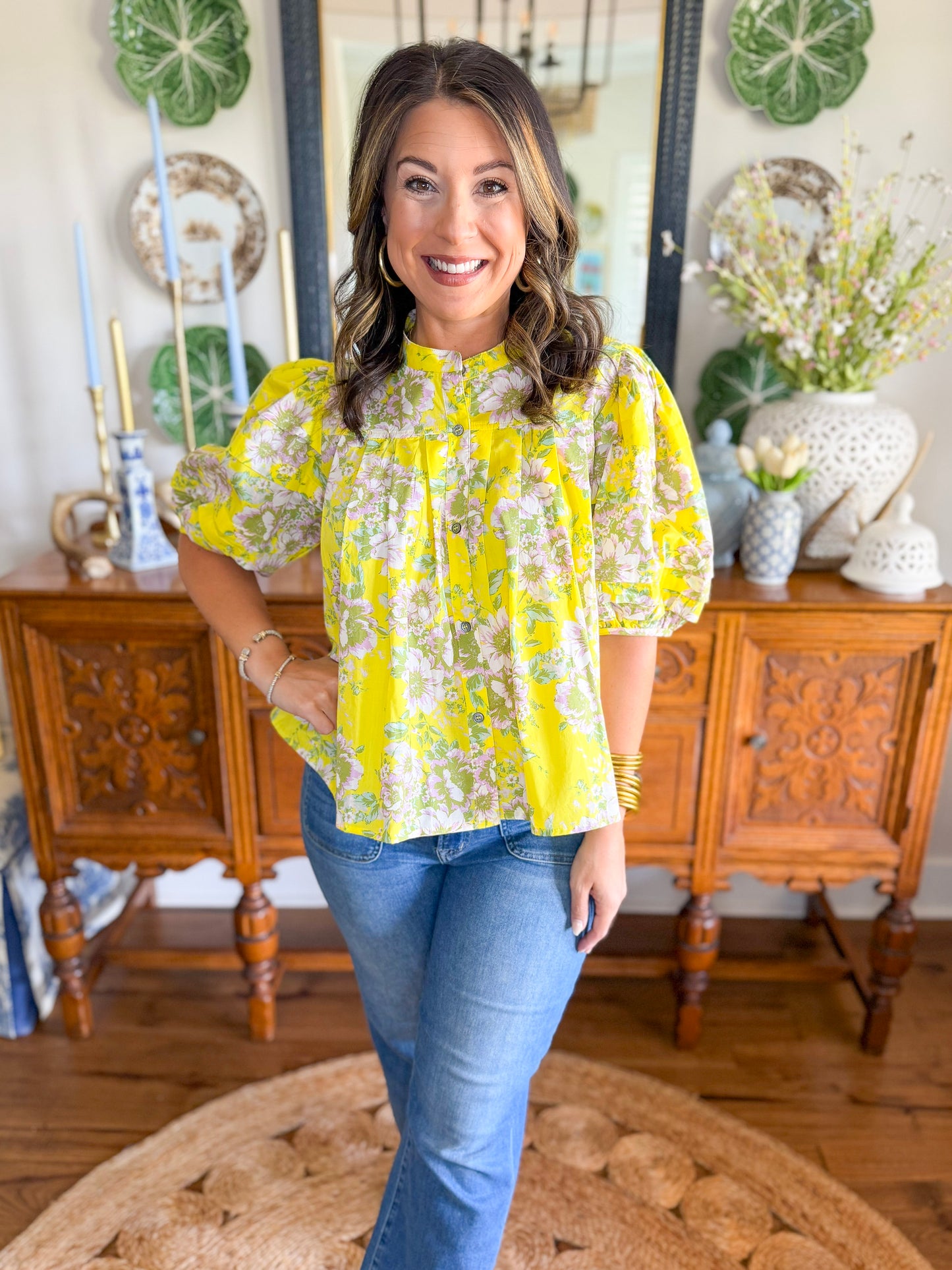 Limoncello Garden Blouse