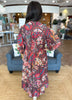 October Florals Midi Dress