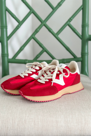 Victoria Cosmos Sneaker in Red