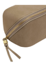 Katie Loxton | Fold-Out Suedette Mirror Makeup Bag in Taupe