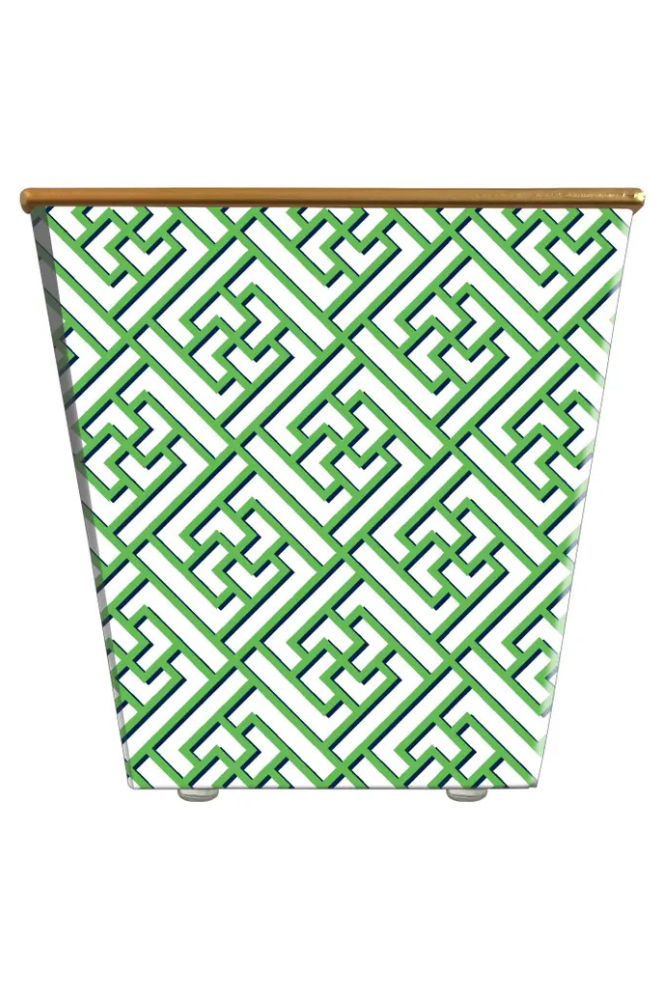 Whh Green Chinese Trellis Cachepot Candle in Orange & Clove