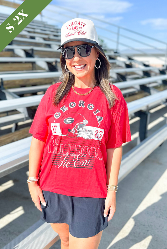 The Georgia Distressed Boyfriend Tee