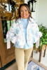 Cozy Charmer Floral Puff Jacket