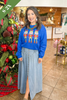 Colorful Nutcracker Blue Sweatshirt