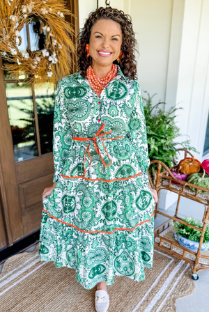 Green with Envy Maxi Dress