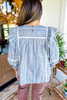 Chambray Blues of Fall Top