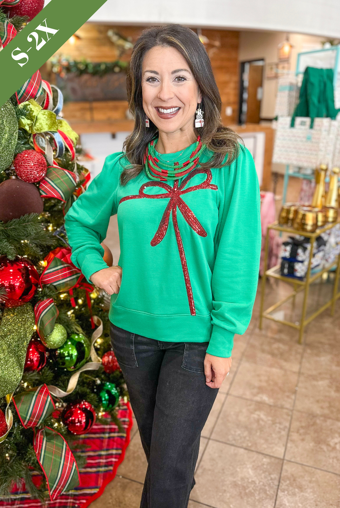 Mary Square Kelly Sweatshirt in Gift