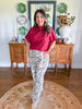 Untamed Zebra Pant