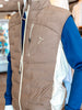 Plantation 59 | Block Puffer Vest in Taupe