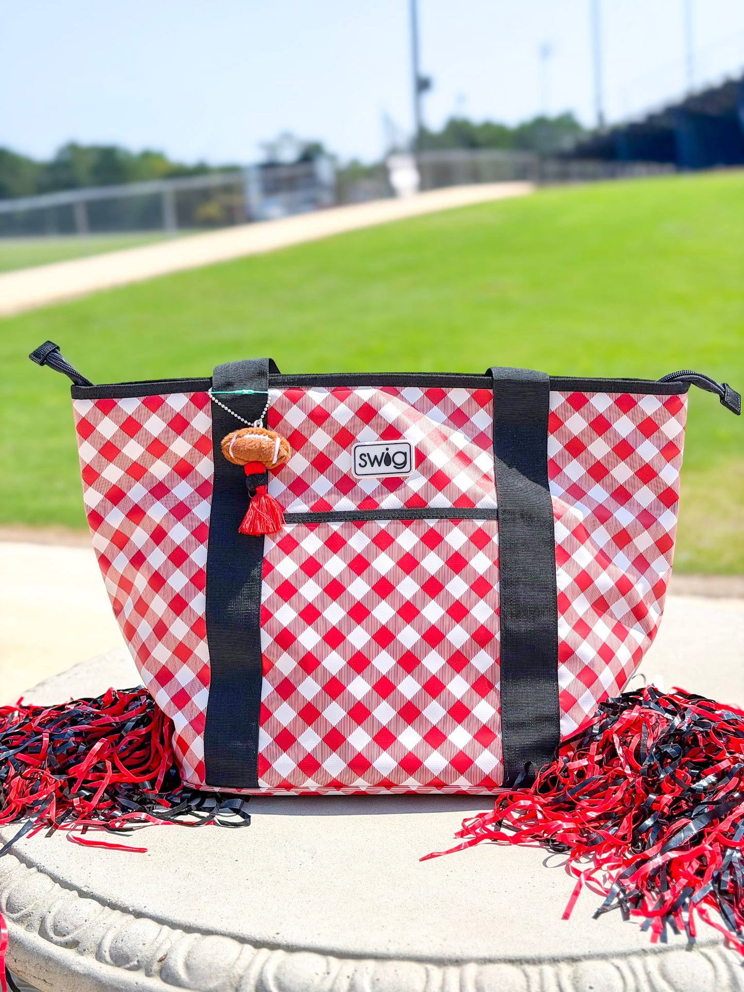 Swig | Zippi 36 Cooler in Gameday Gingham Red & Black