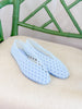 The Amalfi Jelly Flats in Light Blue