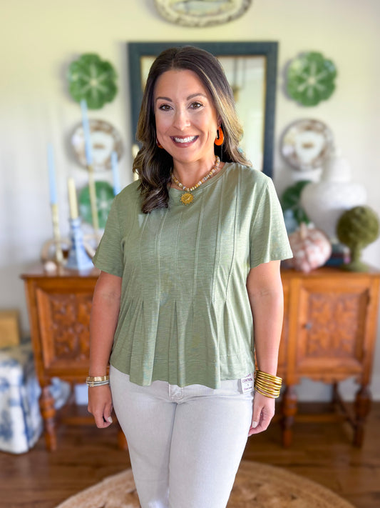 Mary Square | Kimmy Top in Olive