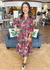 October Florals Midi Dress