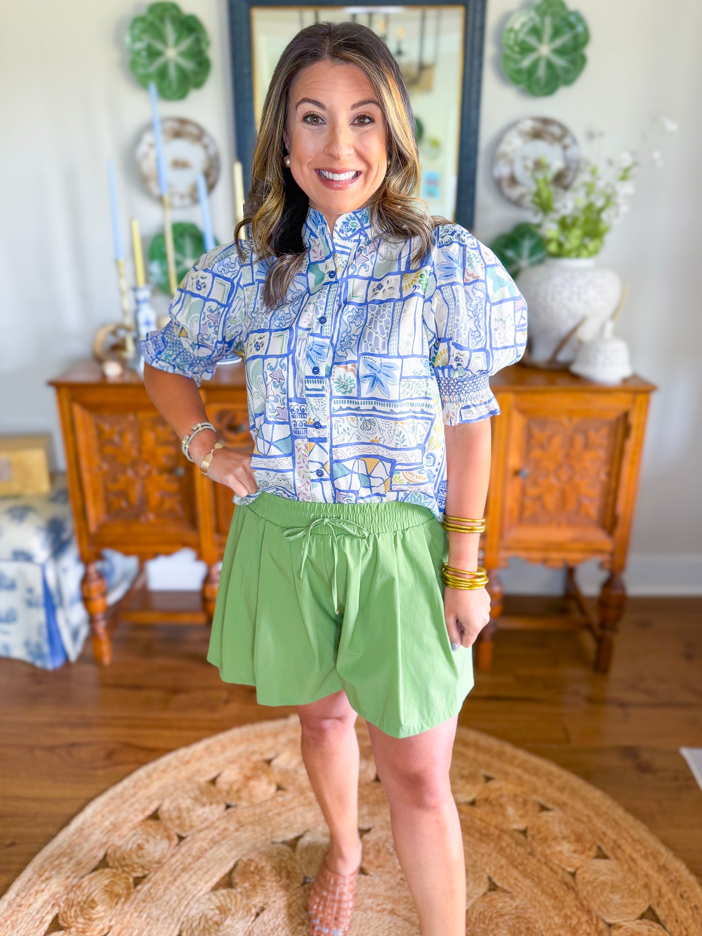 Bluebell Mosaic Top