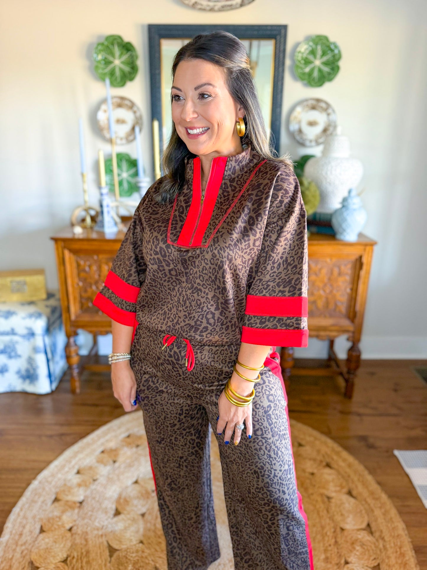 Varsity Leopard Set