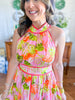 Sunset Palms Midi Dress