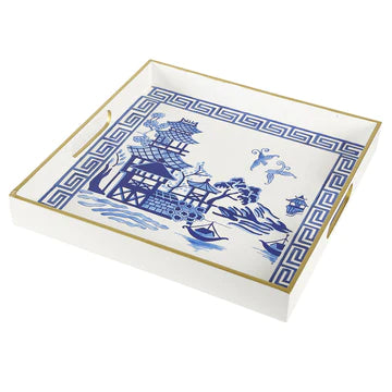 Blue Willow Serving Tray