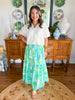 Karlie | Sea Shell Smock Tier Maxi Skirt