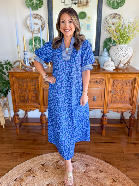 Leopard Luxe Moment Midi Dress