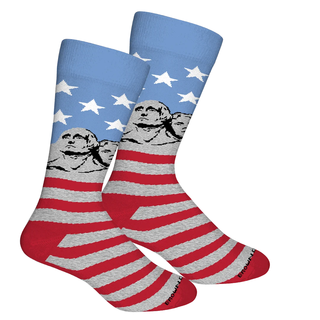 Brown Dog | Rushmore Crew Socks