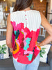 Crosby Audrey Top in Bold Bloom