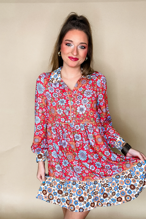 Autumn Breeze Mini Dress