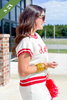 The Georgia Embroidered Varsity Sweater