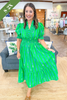 Strolling Through Floral Midi Dress