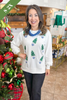 Mary Square Lakelyn Sweatshirt in Blue Trees