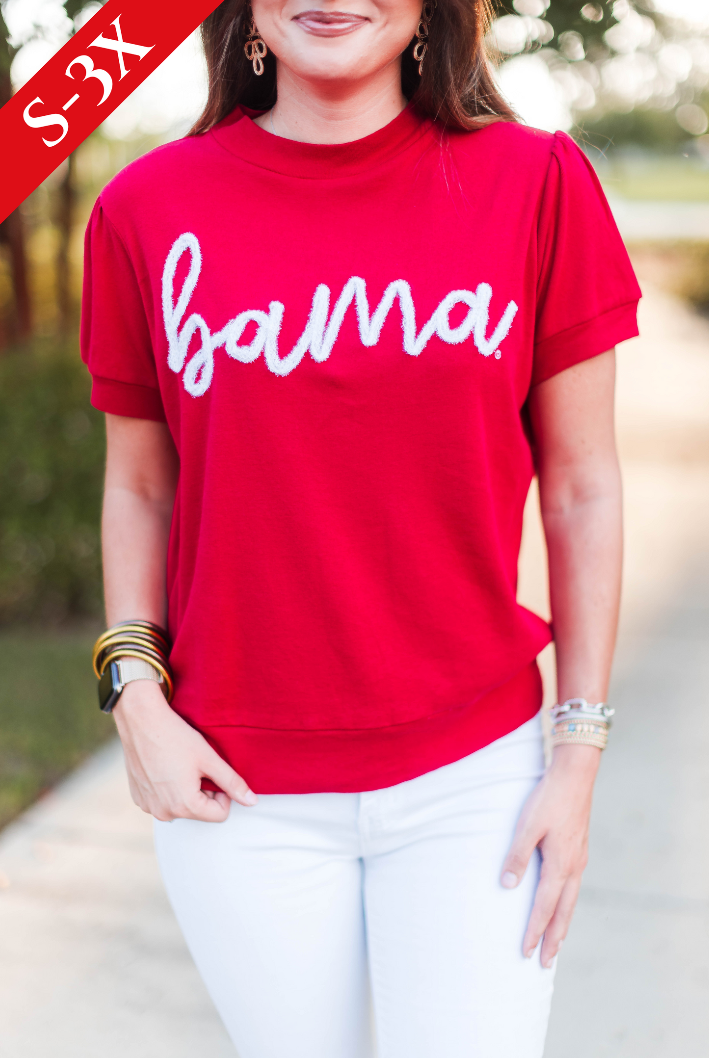 The Alabama Glitter Script Shirt