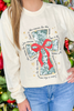 Reason For The Season Toile Cross Long Sleeve T-Shirt