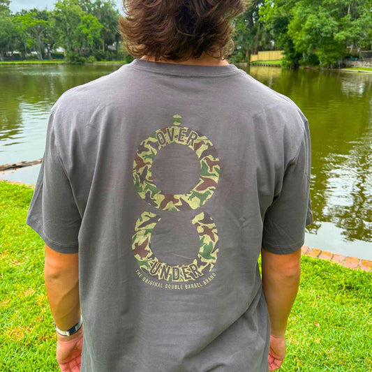 Over Under | Double Barrel Camo T-Shirt in Gunpowder