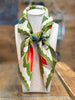 Poppy & Green Floral Scarf