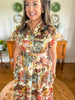Painted Countryside Midi Dress