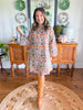 Heart of Grace | Eloise Mini Caftan in Heatherwood Linen
