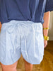 Margot Striped Shorts in Blue
