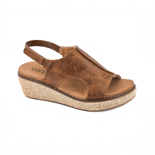 Corkys | Volta II Wedge in Chestnut II