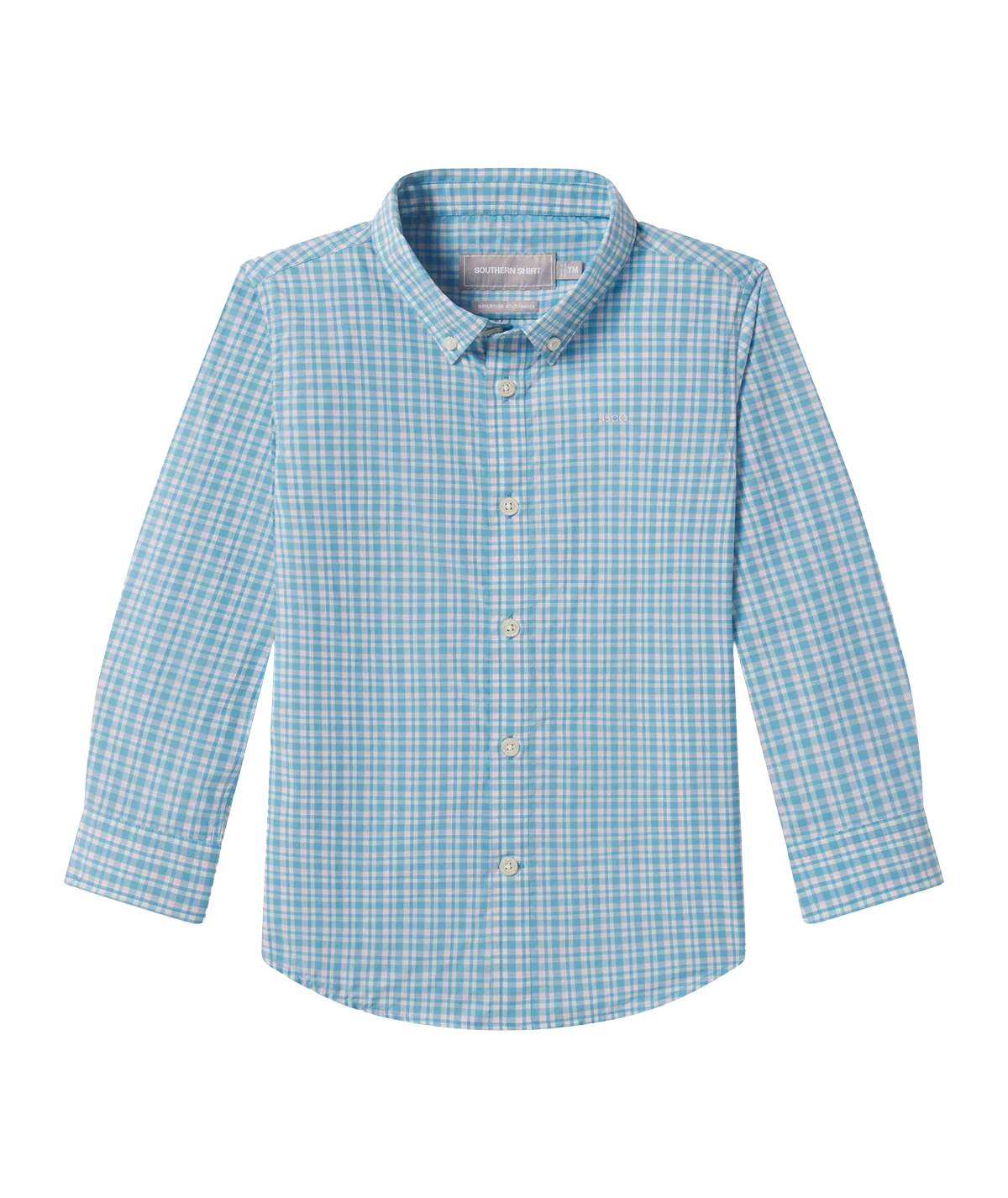 Southern Shirt Company | Youth Boys Aberdeen Plaid Long Sleeve Button Down in Overboard