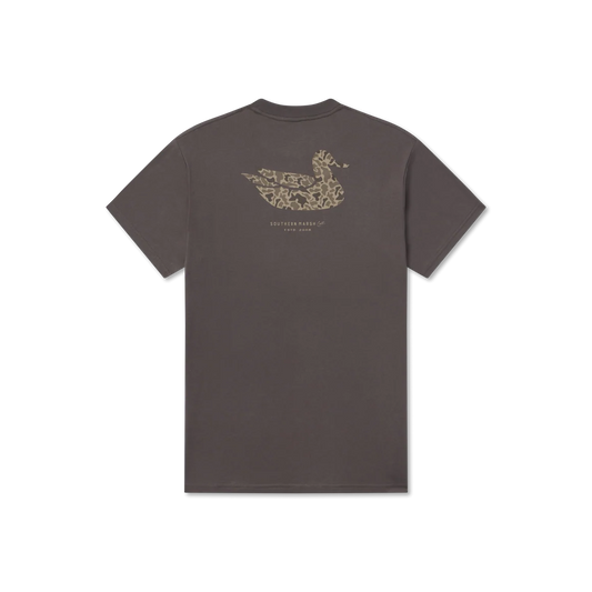 Southern Marsh | Duck Originals - Camo T-Shirt in Iron Gray