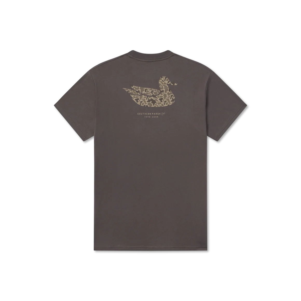 Southern Marsh | Duck Originals - Camo T-Shirt in Iron Gray