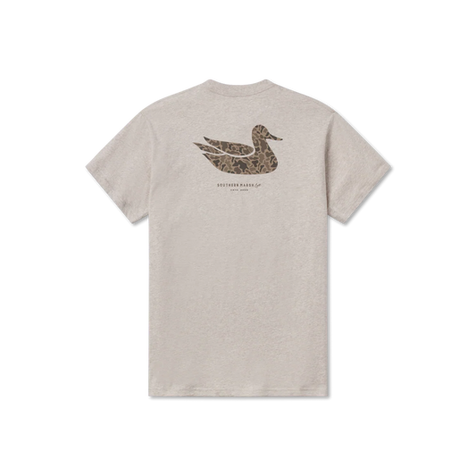 Southern Marsh | Duck Originals - Camo T-Shirt in Washed Oatmeal