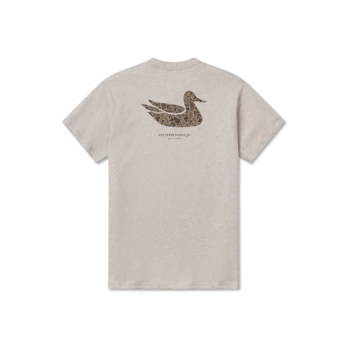 Southern Marsh | Duck Originals - Camo T-Shirt in Washed Oatmeal