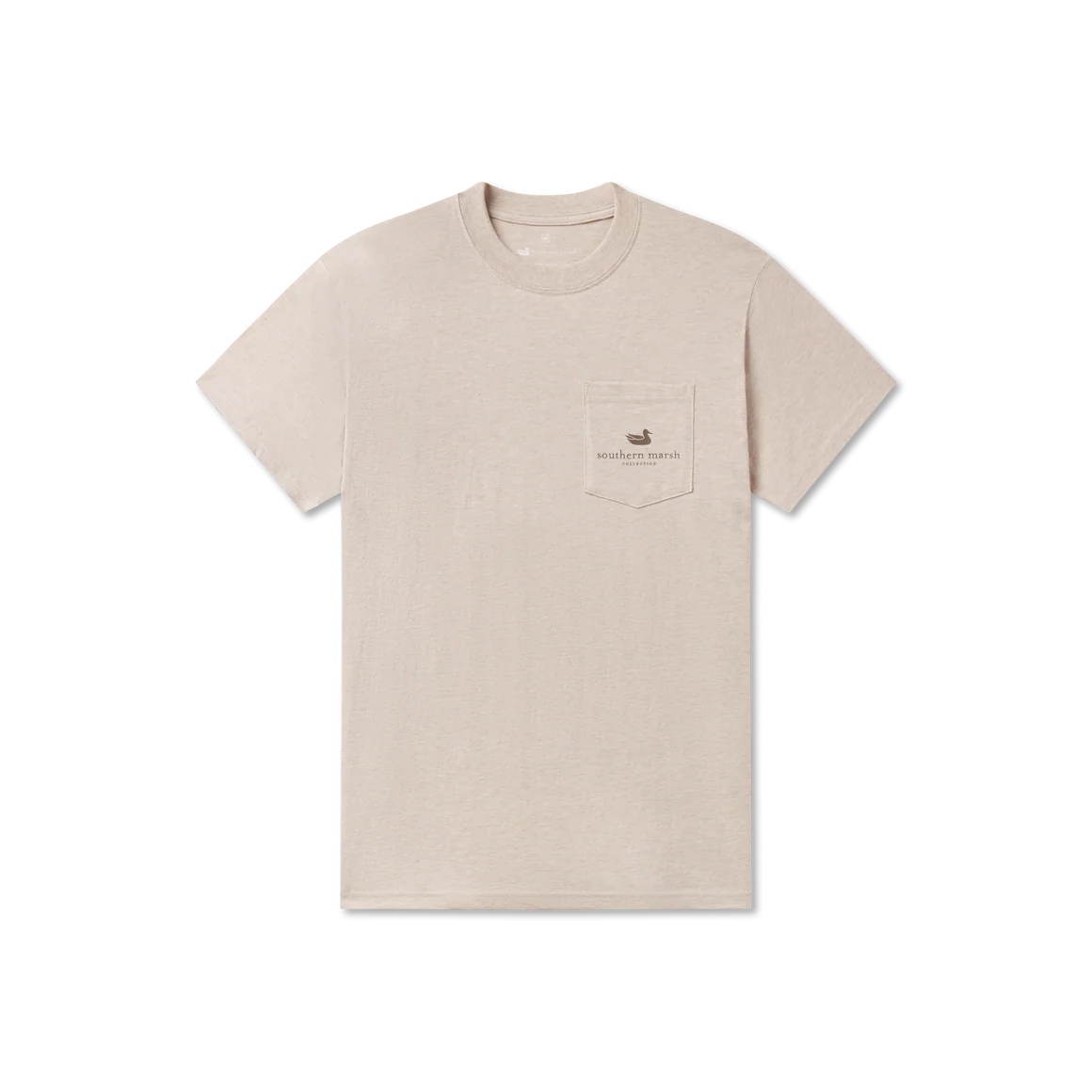 Southern Marsh | Vintage Camo Duck Decoy T-Shirt in Washed Oatmeal