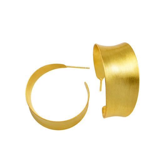 Betty Carré | California Mid Hoop in Gold