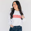 Scarlet & Gold | The Mallory Mockneck Georgia Gingham in Ash