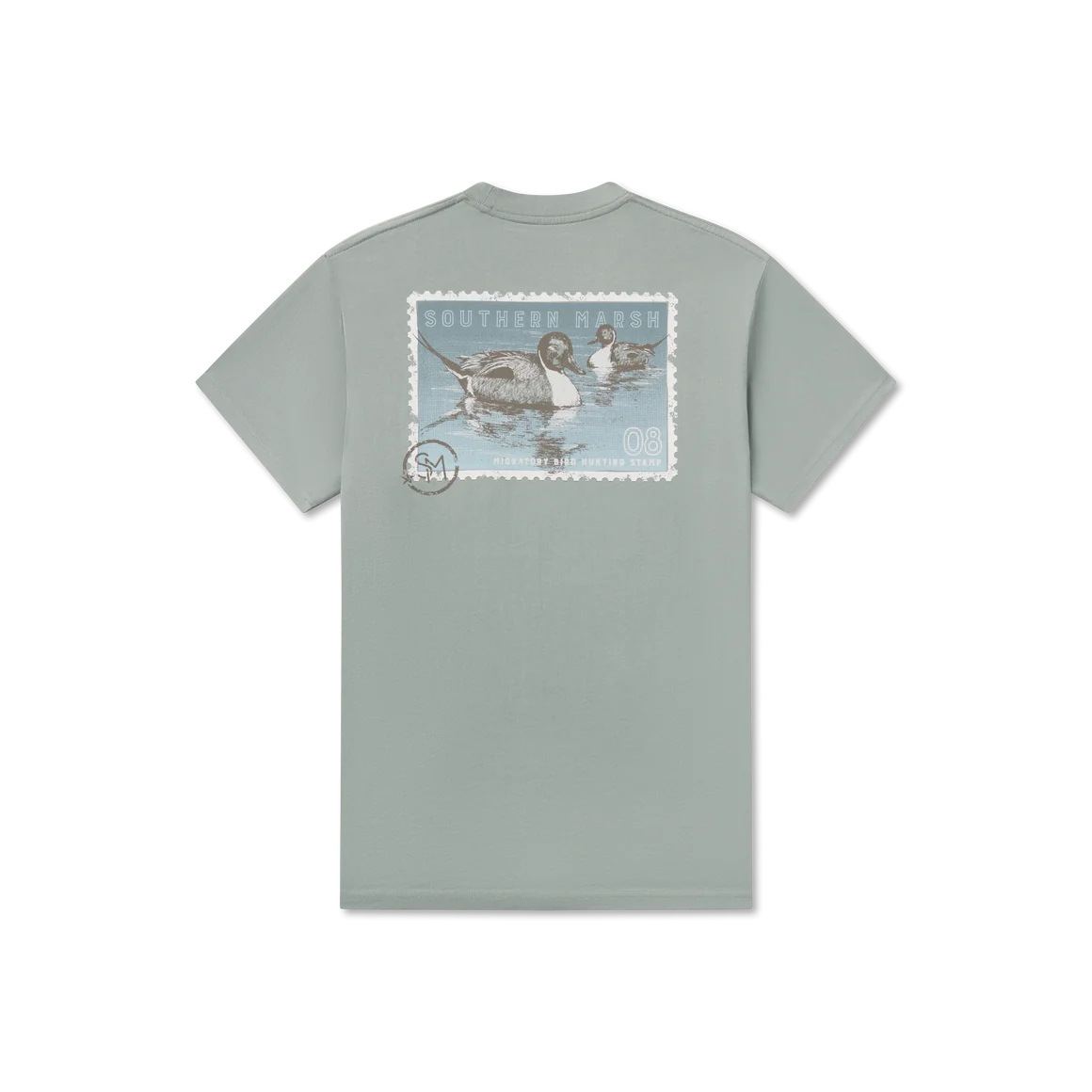 Southern Marsh | Duckstamp - Pintail T-Shirt in Burnt Sage
