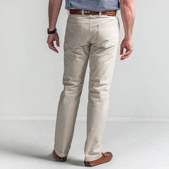 Onward Reserve | Classic Five Pocket Pant in Stone