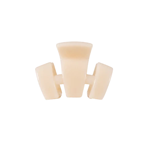 Teleties | Classic Almond Beige Petite Claw Clip
